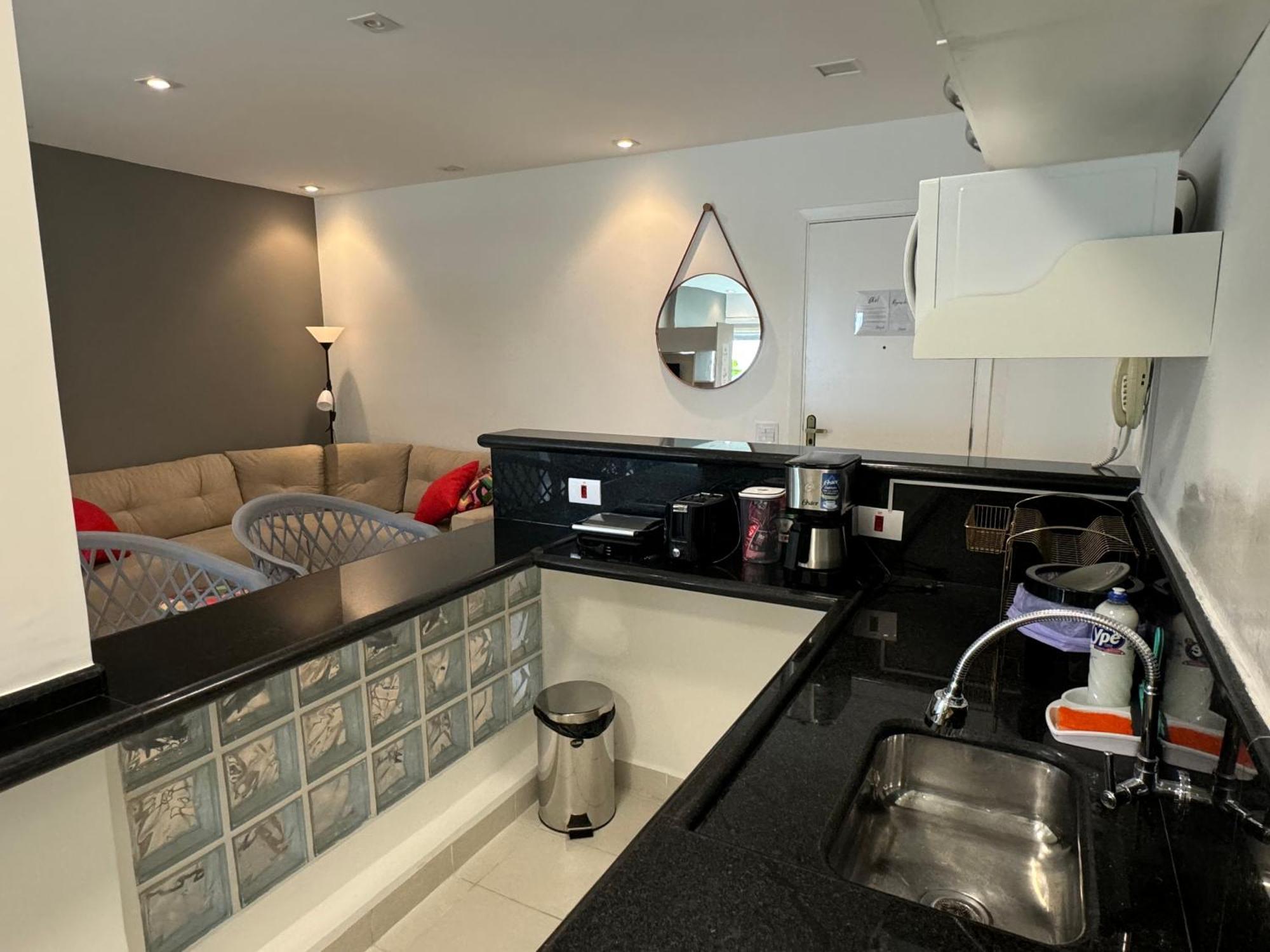 גוארויה Apartamento Vista Para O Mar E Pe Na Areia מראה חיצוני תמונה